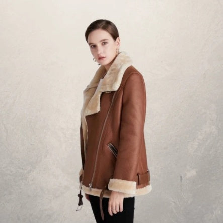 Levoire | Veste De Moto En Cuir Pour Femmes