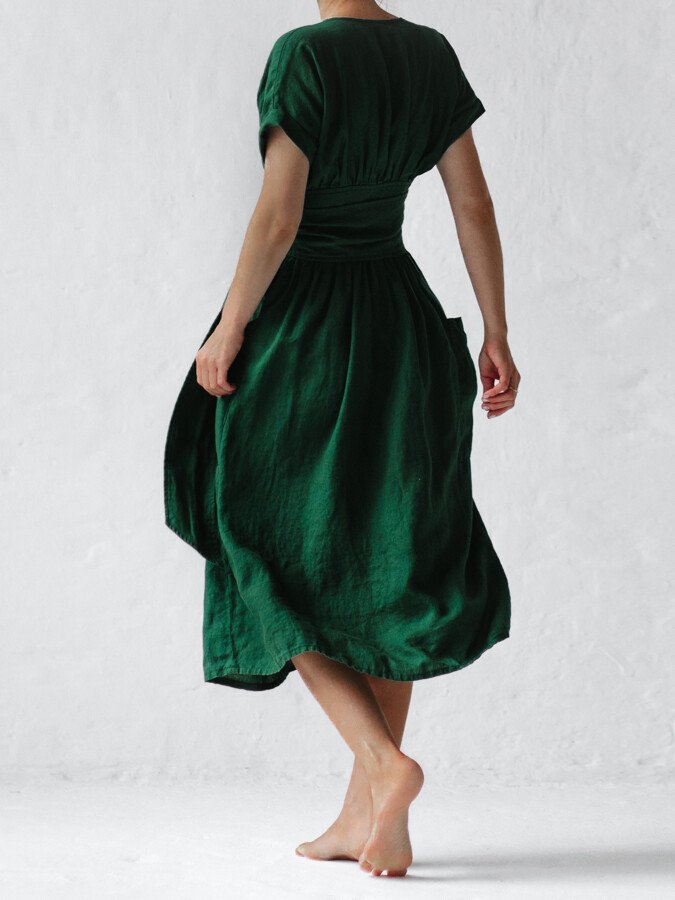 Levoire | Robe En Lin Fluide