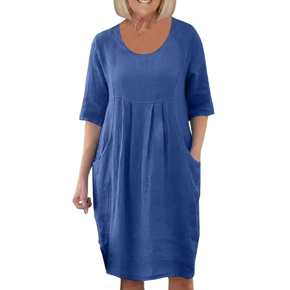 Levoire | Robe Élégante Légère Bleu