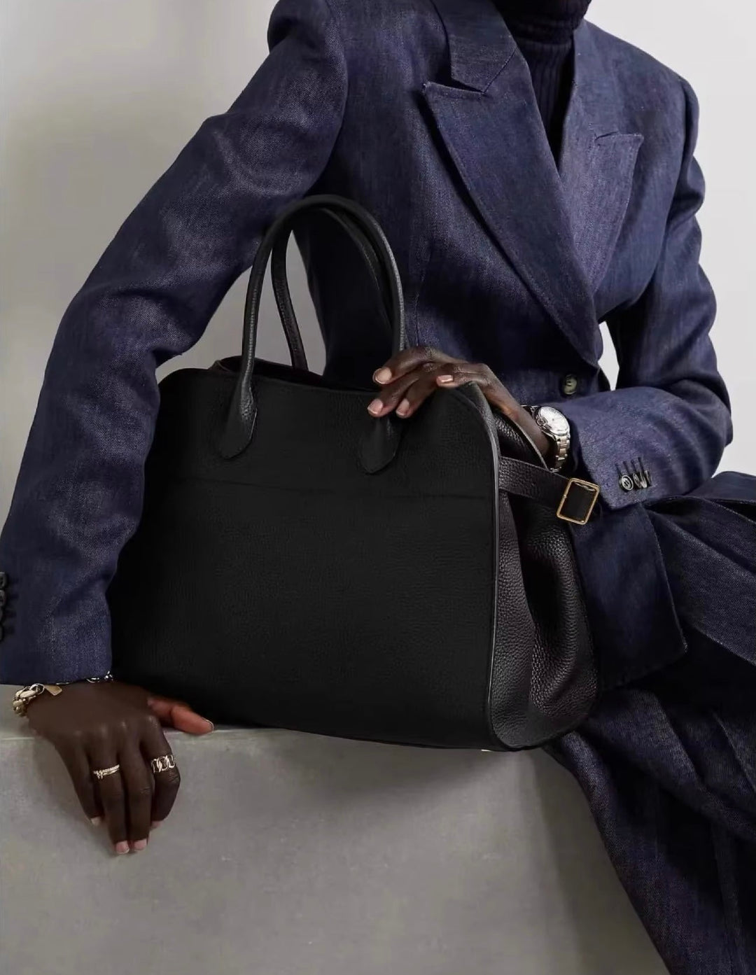 Levoire | Grand Sac À Shopper En Daim