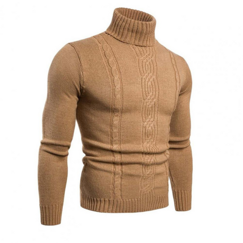 Levoire | Chemises À Col Puffer Tricotées Chaudes, Avec Modèle De Câble