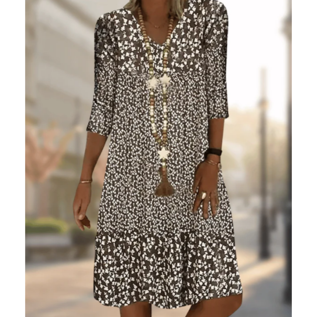 Levoire | Robe Mini Élégante et Confortable pour Femmes Braun