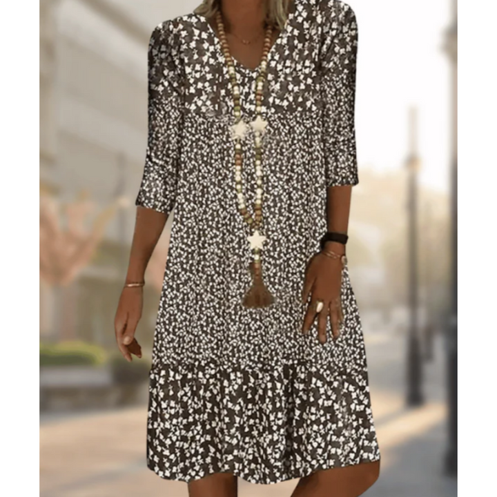 Levoire | Robe Mini Élégante et Confortable pour Femmes Braun