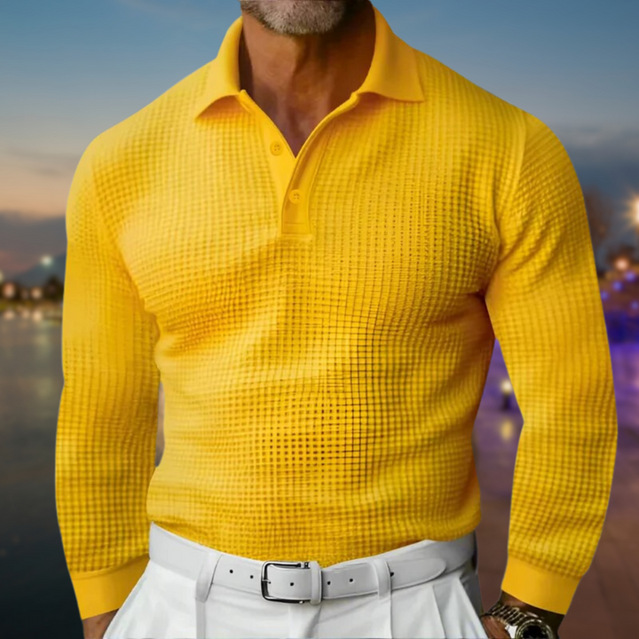 Levoire | Pull à col rond confortable Jaune