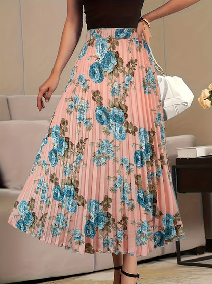 Levoire | Jupes Longues Élégantes À Motifs Floraux Couleur rose