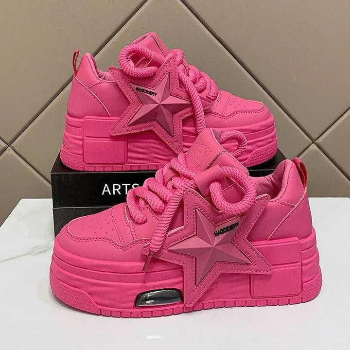 Levoire | Baskets Femmes avec talons et Stella Rosa