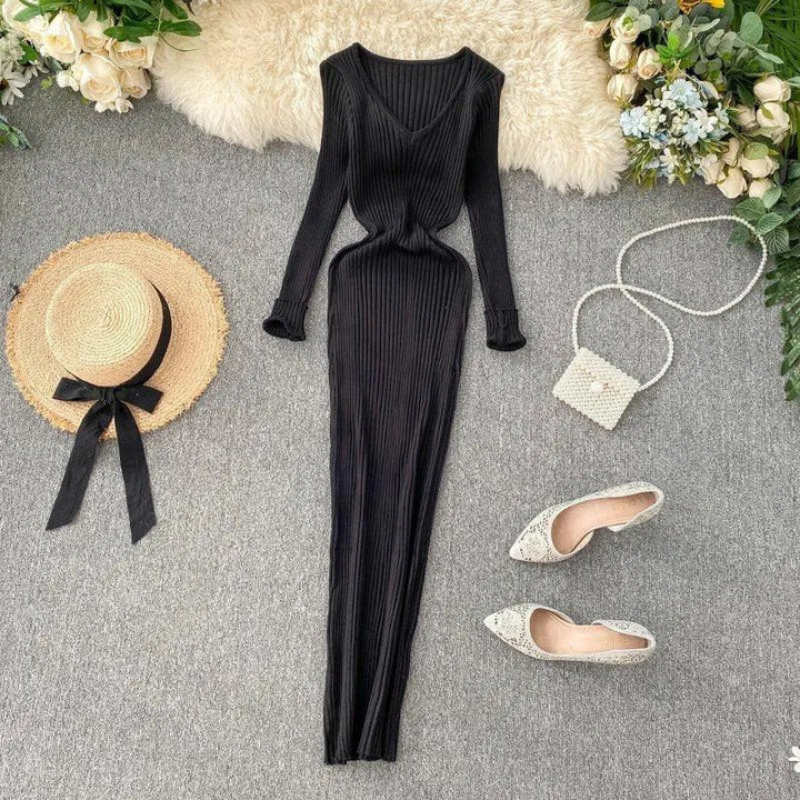 Levoire | Robe femme simple Noir Une taille