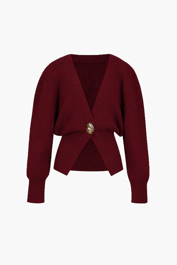 Levoire | Gilet Tricoté Au Cou Rot