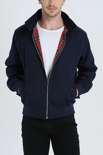 Levoire | Veste Bomber Classique Homme à Doublure Carreaux