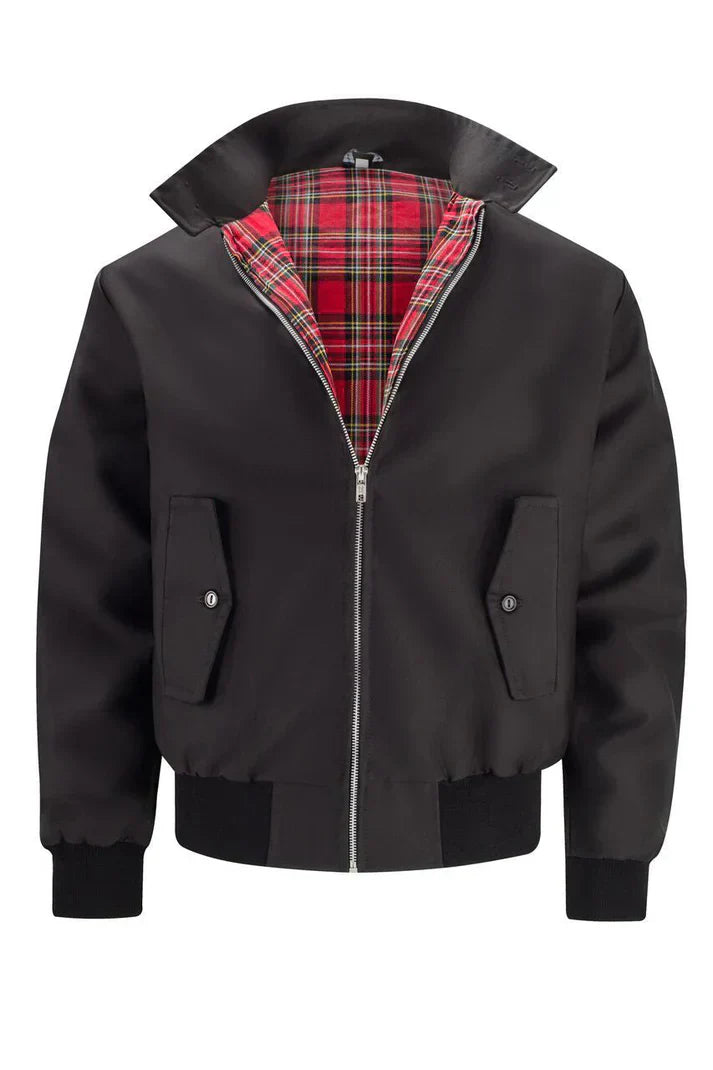Levoire | Veste Élégante Avec Doublure Carreau Noir