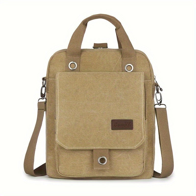 Levoire | Sac À Dos En Toile : Élégance Minimaliste Voyage Khaki