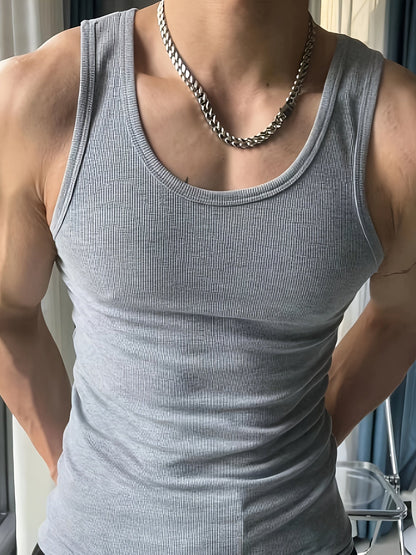 Levoire | Haut Respirant Homme Débardeur Pour Entraînements D'Été gris