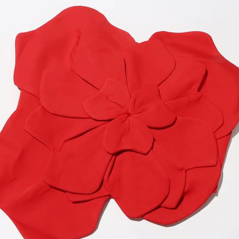 Levoire | Poche sans dos avec fleur tridimensionnelle
