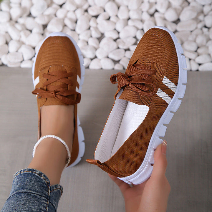 Levoire | Chat De Toit Belles Chaussures Basses À Lacets Pour Femmes
