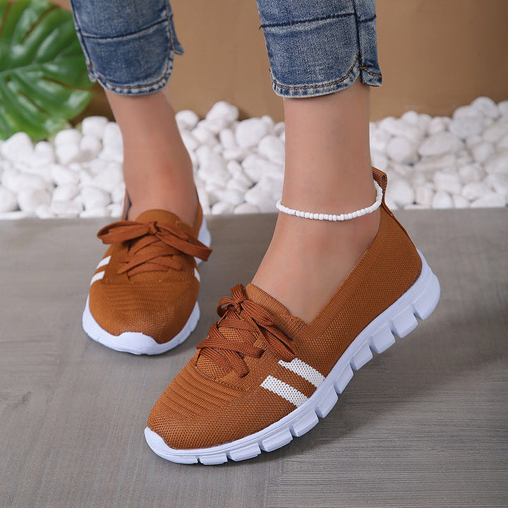 Levoire | Chat De Toit Belles Chaussures Basses À Lacets Pour Femmes