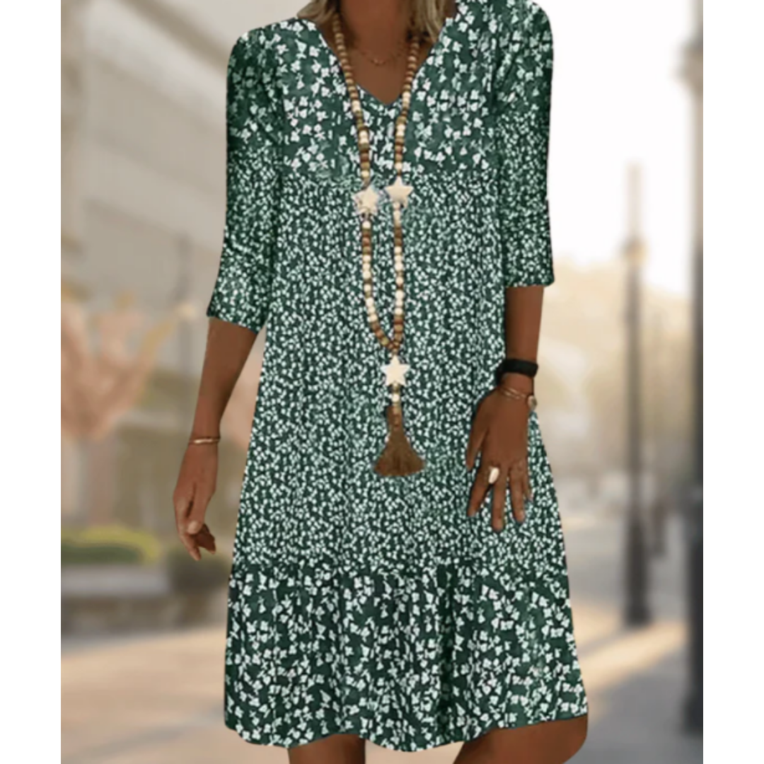 Levoire | Robe Mini Élégante et Confortable pour Femmes Vert