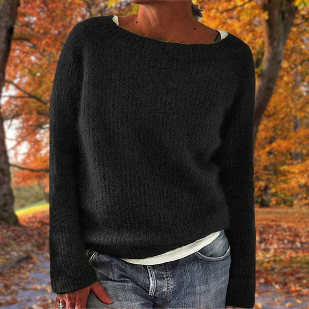 Levoire | Pull en laine classique Noir