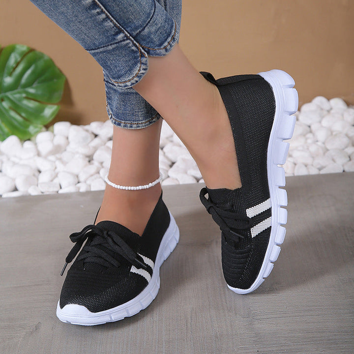 Levoire | Chat De Toit Belles Chaussures Basses À Lacets Pour Femmes