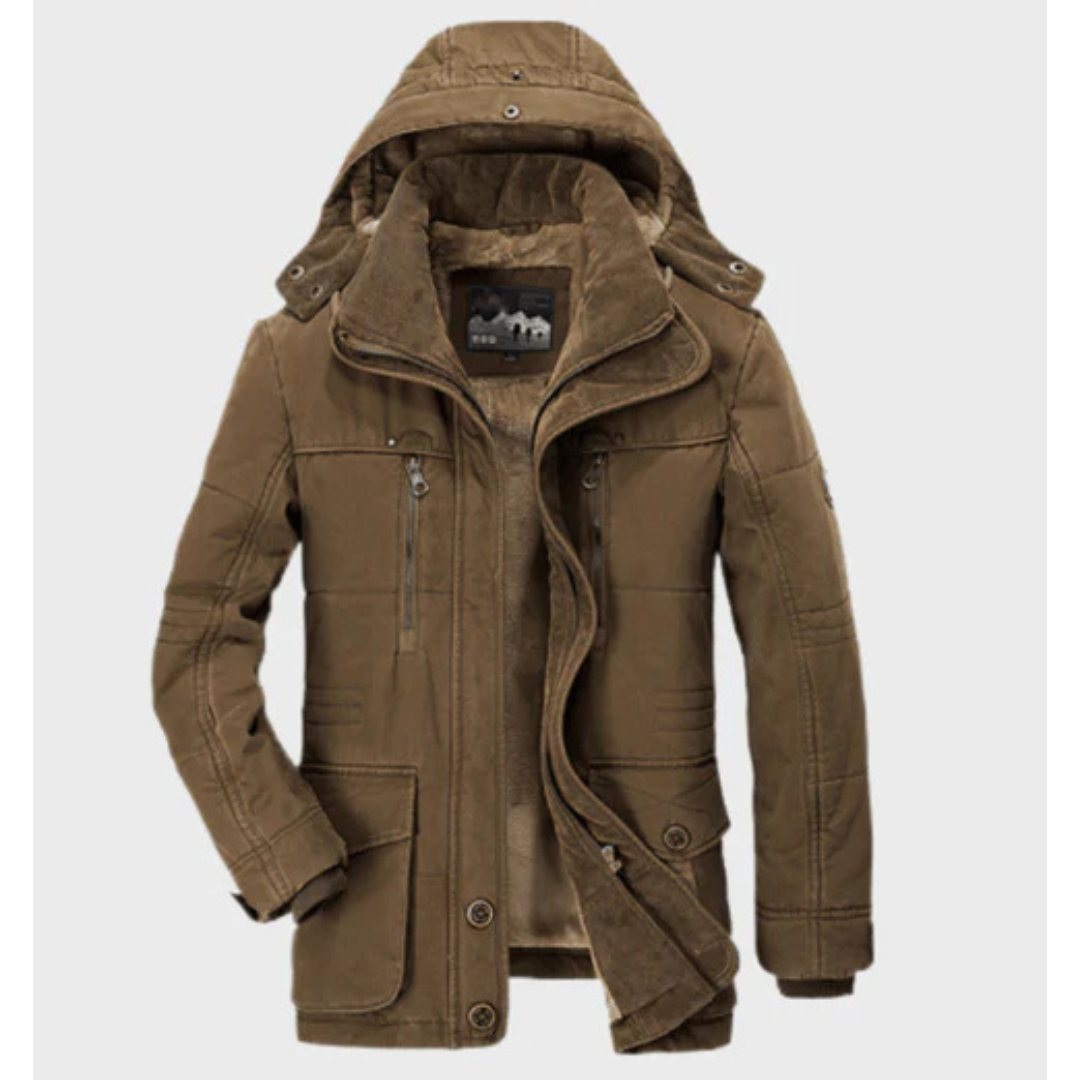 Levoire | Veste à manches longues avec capuche Café