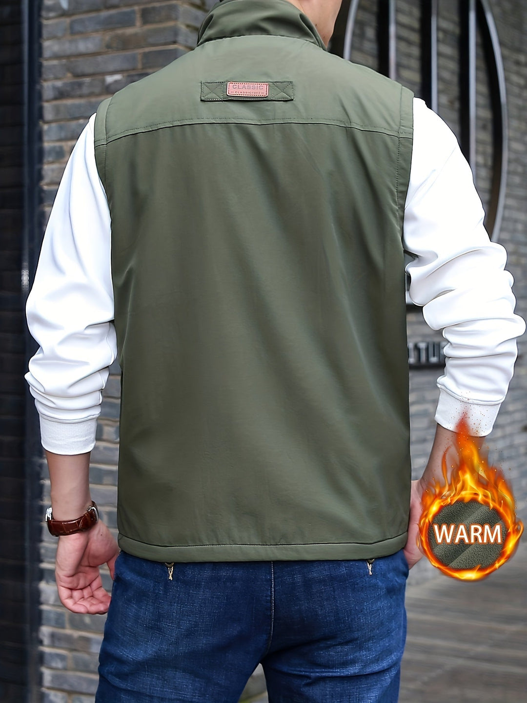 Levoire | Gilet En Polaire Chaud Avec Col Montant