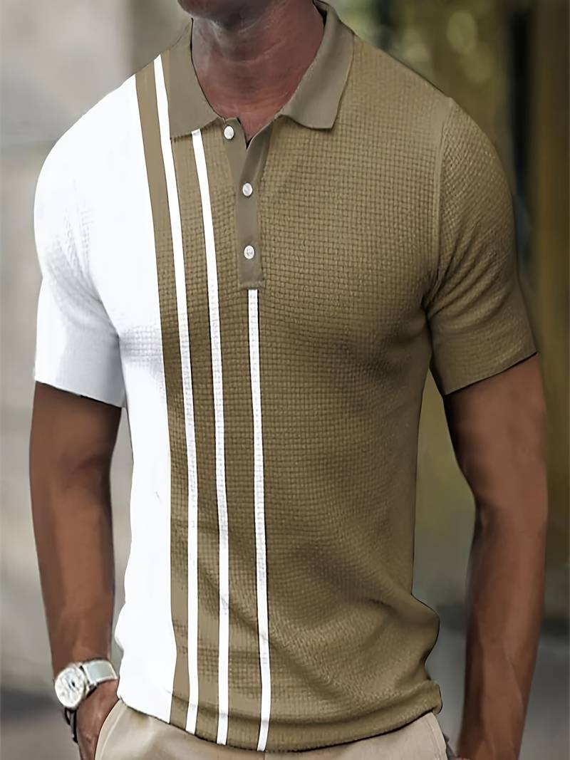 Levoire | Chemise En Bloc De Couleur À Carreaux Et Rayures Vert armée