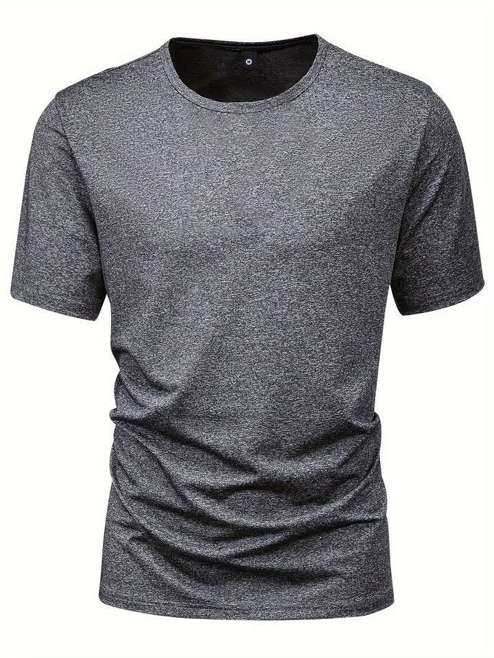 Levoire | Pack De 3 T-Shirts Pour Hommes À Manches Courtes, Couleurs Unies Estivales