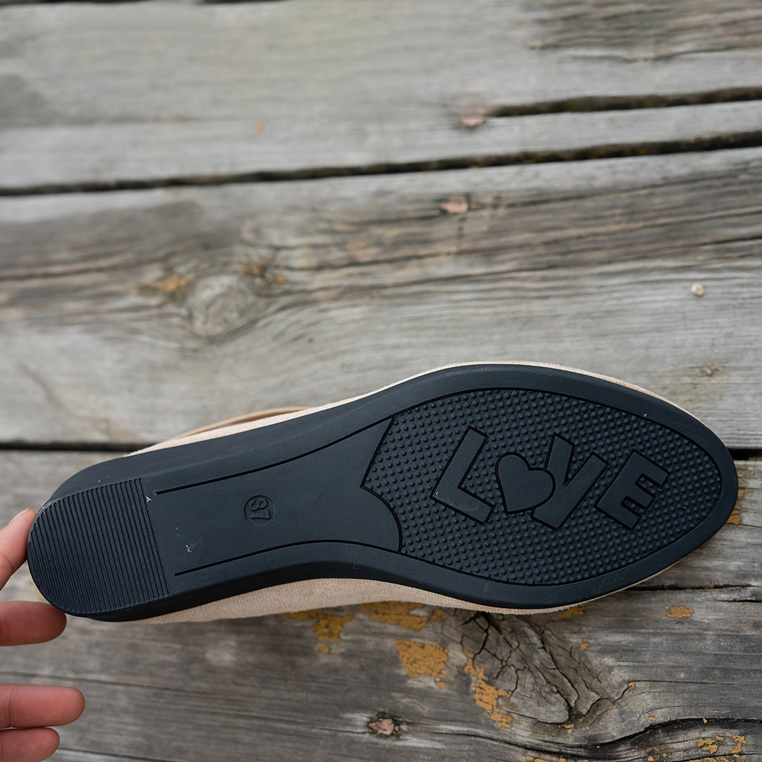 Levoire | Ballerines Simples Pour Femmes En Velours Respirant