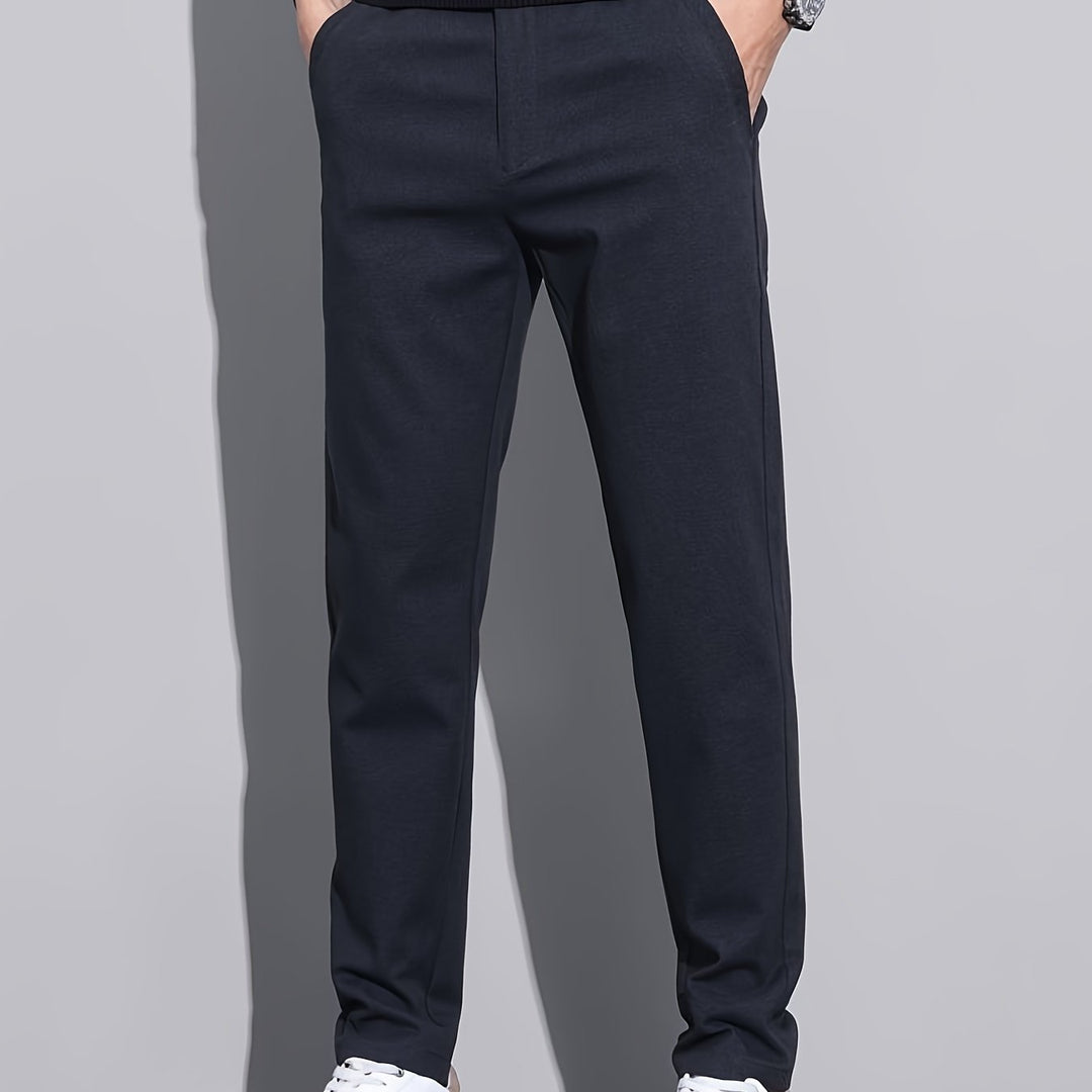 Levoire | Slim Fit Pantalon De Loisirs Pour Hommes En Tissu Respirant Et Élastique