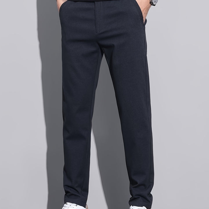 Levoire | Slim Fit Pantalon De Loisirs Pour Hommes En Tissu Respirant Et Élastique