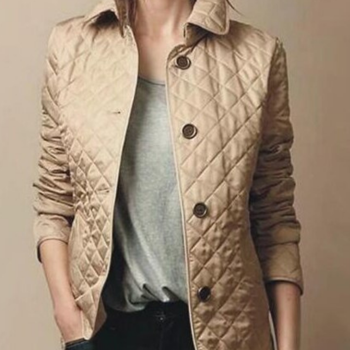 Levoire | Veste Pour Femmes Élégante Matelassée Couleur khaki