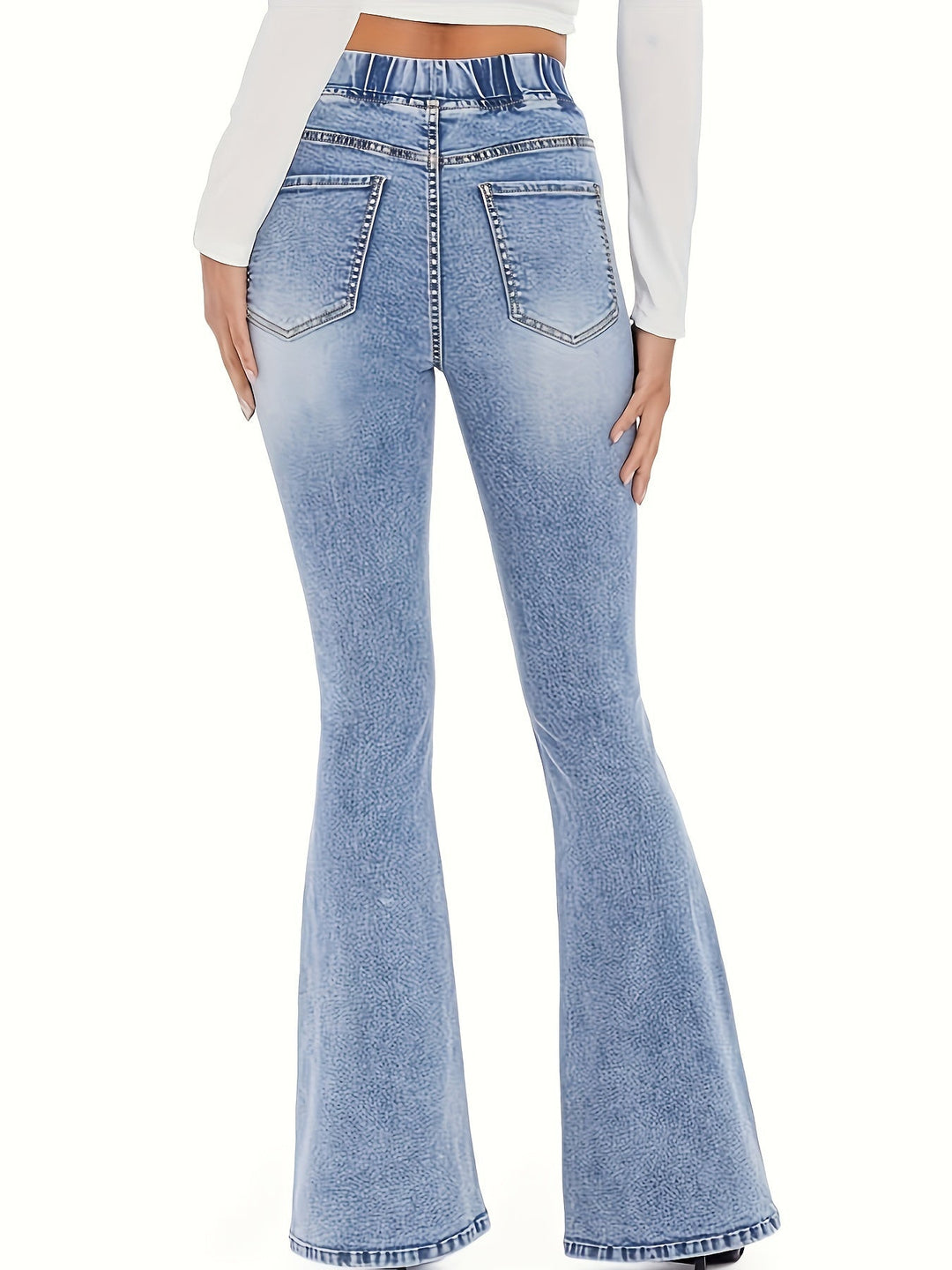 Levoire | Pantalon De Collecte De Vin Style Femme Avec Taille Élastique Et Jambes Largement Évasées