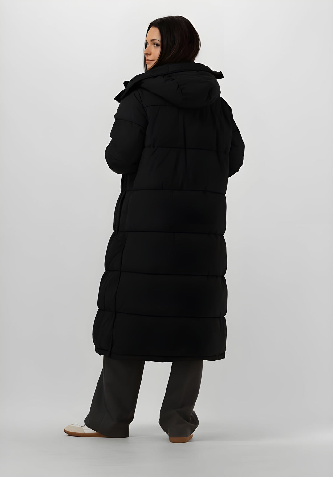 Levoire | Veste À Capuche Chaude Longue Avec Fermeture Éclair