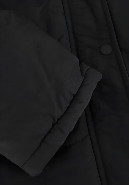 Levoire | Long warm hooded jacket with zipper