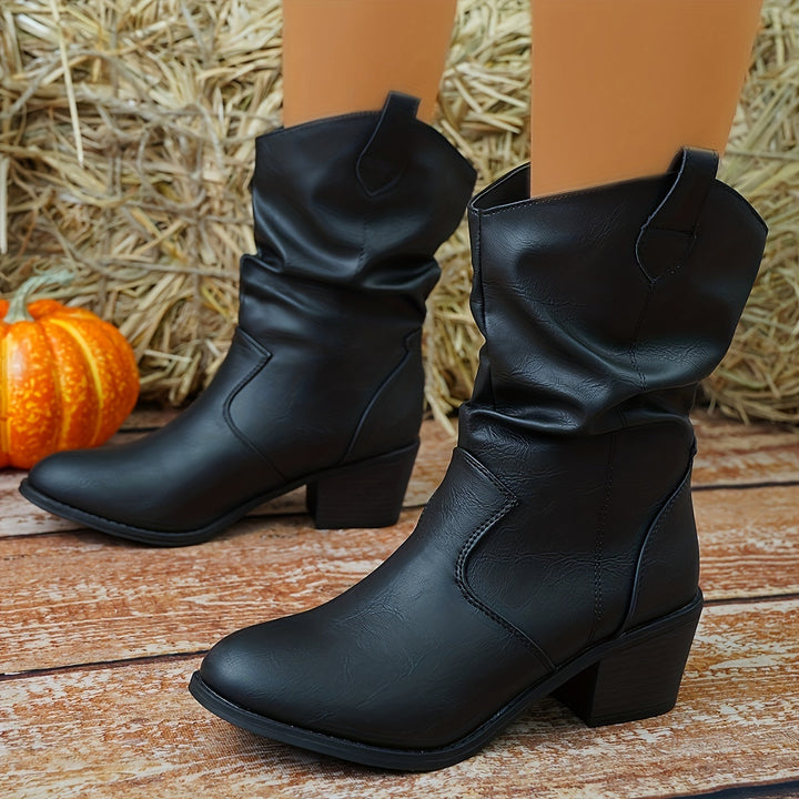 Levoire | Bottes De Cow-Boy Chunky À Talon