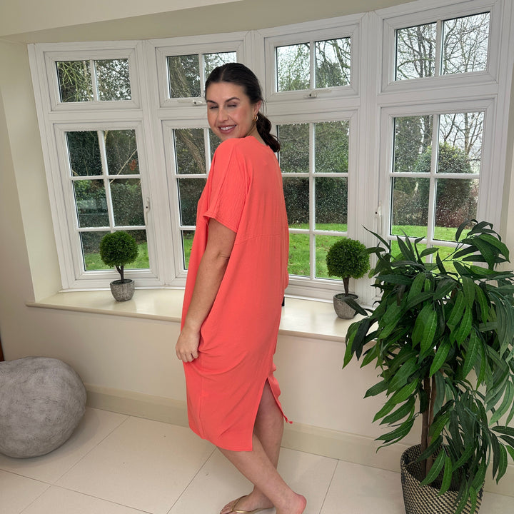 Levoire | Robe Midi Avec Décolleté En V