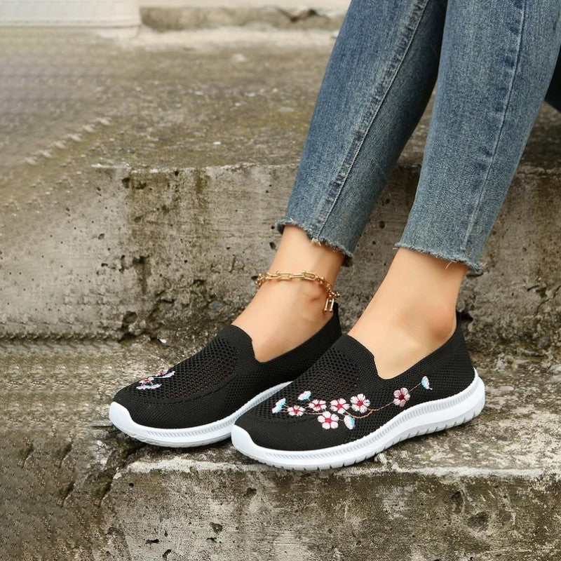Levoire | Chaussures Avec Broderie De Fleurs