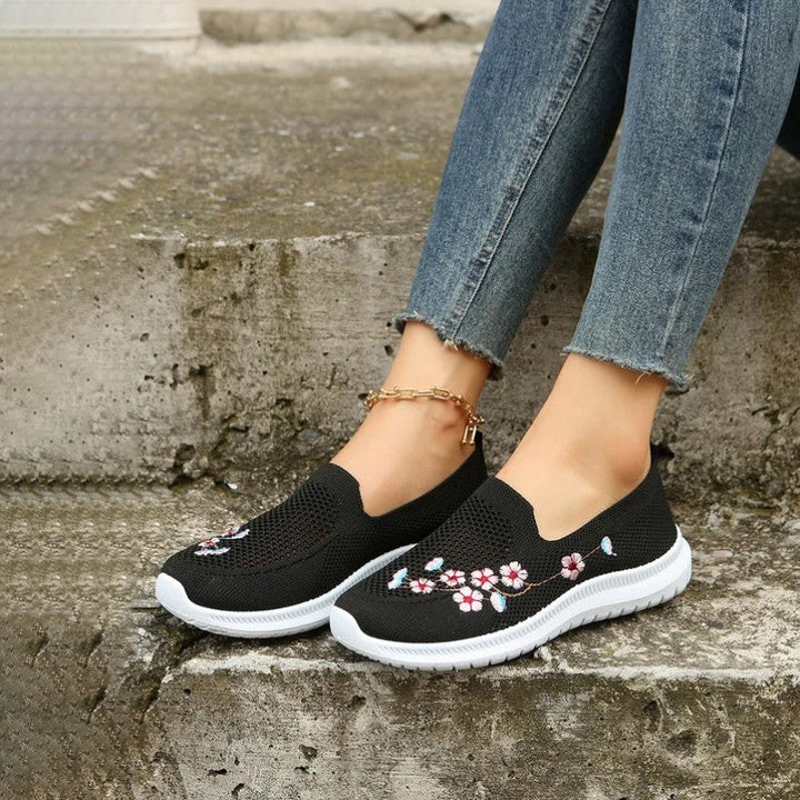 Levoire | Chaussures Avec Broderie De Fleurs