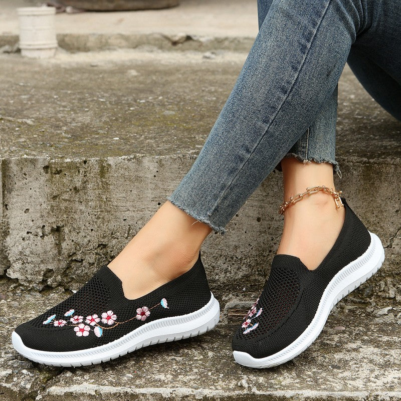 Levoire | Chaussures Avec Broderie De Fleurs