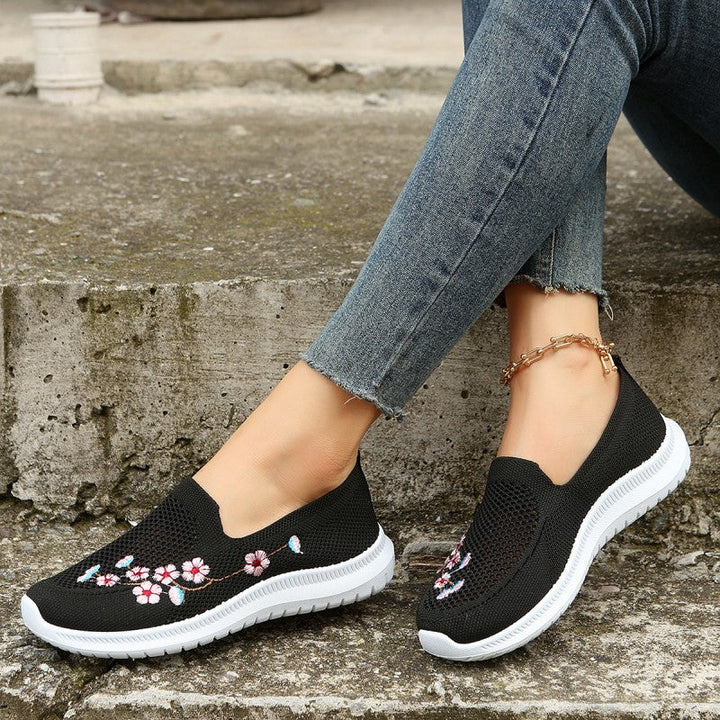 Levoire | Chaussures Avec Broderie De Fleurs