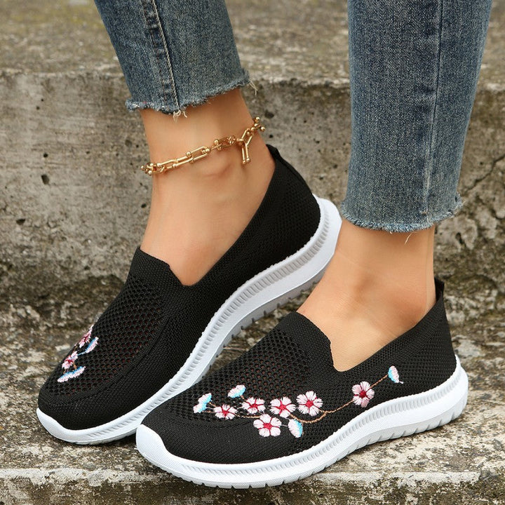 Levoire | Chaussures Avec Broderie De Fleurs