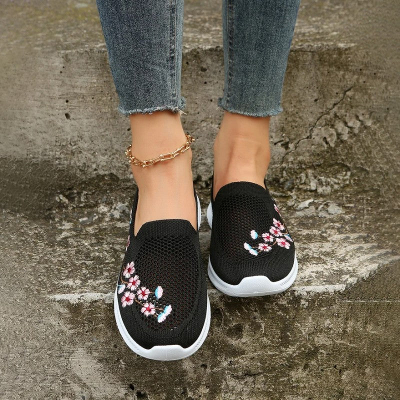 Levoire | Chaussures Avec Broderie De Fleurs
