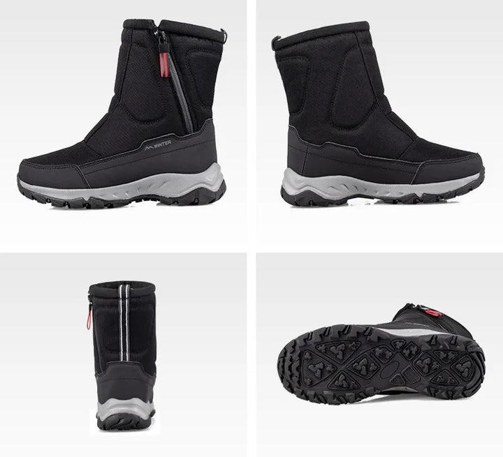 Levoire | Bottes De Neige Doublées Sans Glissière Avec Zip