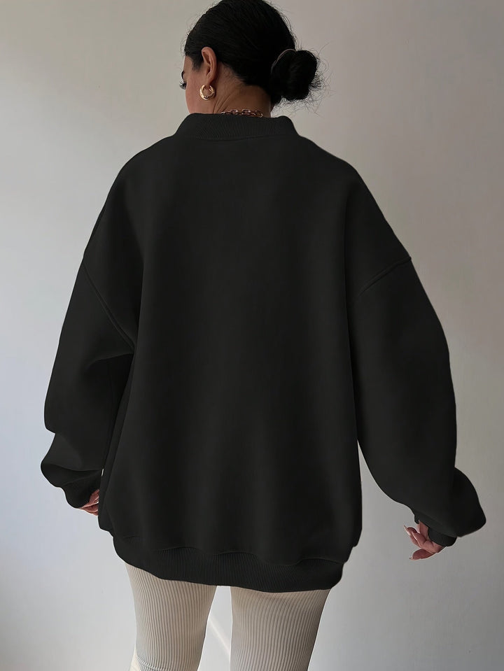 Levoire | Sweatshirt À Col Rond Avec Épaules Tombantes