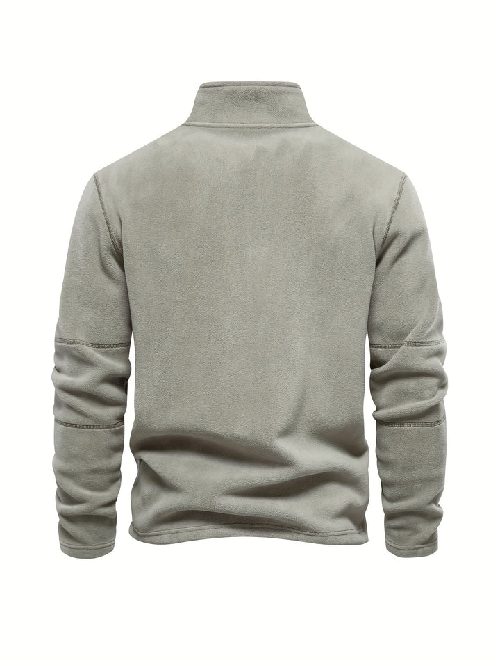 Levoire | Veste À Col En V Pour Homme Avec Zip Et Col En V