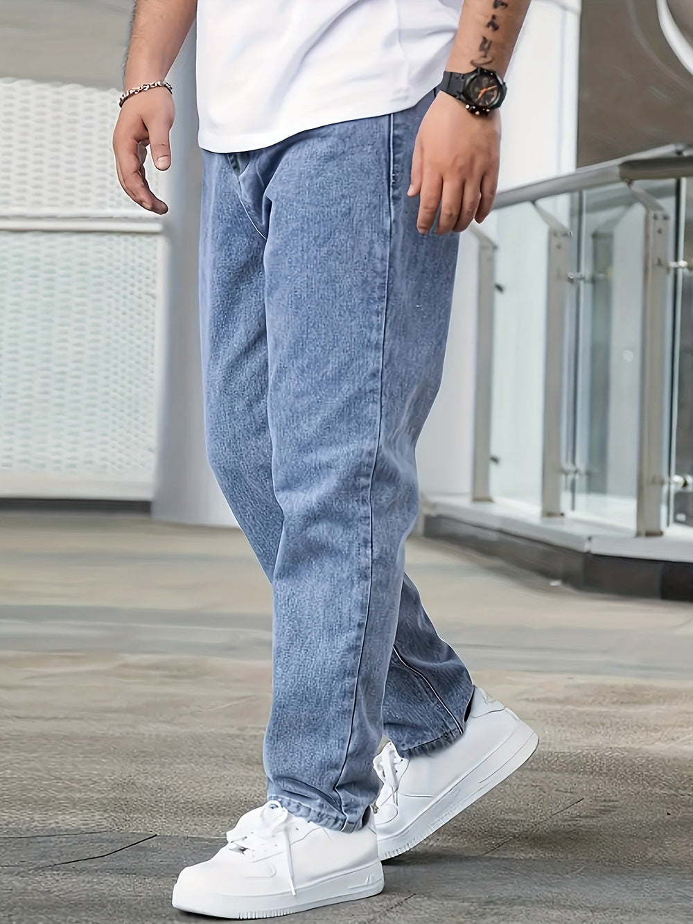 Levoire | Pantalons Droits Décontractés En Mélange De Coton