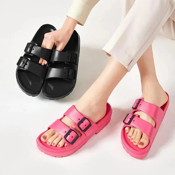 Levoire | Chaussures élégantes à double boucle - Confort et style pour l'été !