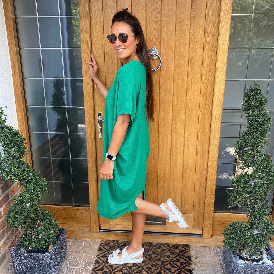 Levoire | Robe Midi Avec Décolleté En V