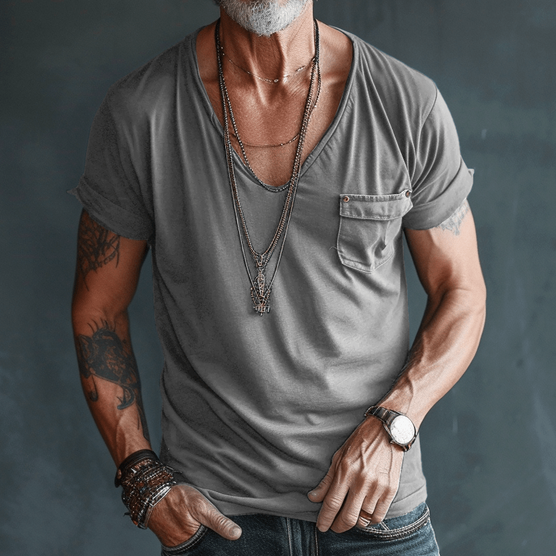 Levoire | T-Shirt Cargo Gris