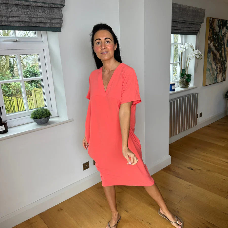 Levoire | Robe De Loisirs Élégante Et Stylée Rot