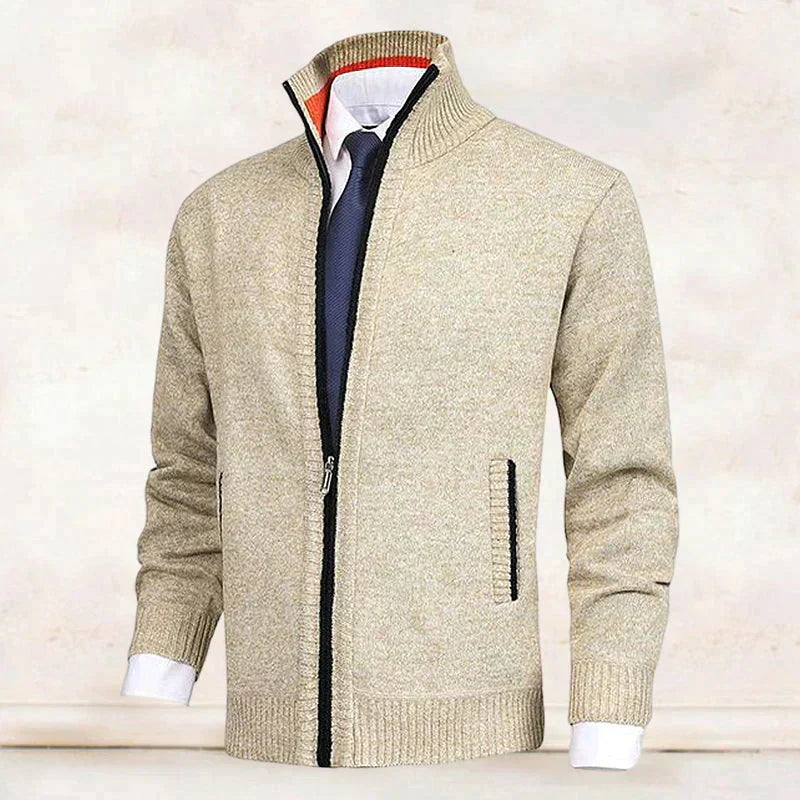 Levoire | Gilet avec col montant Beige